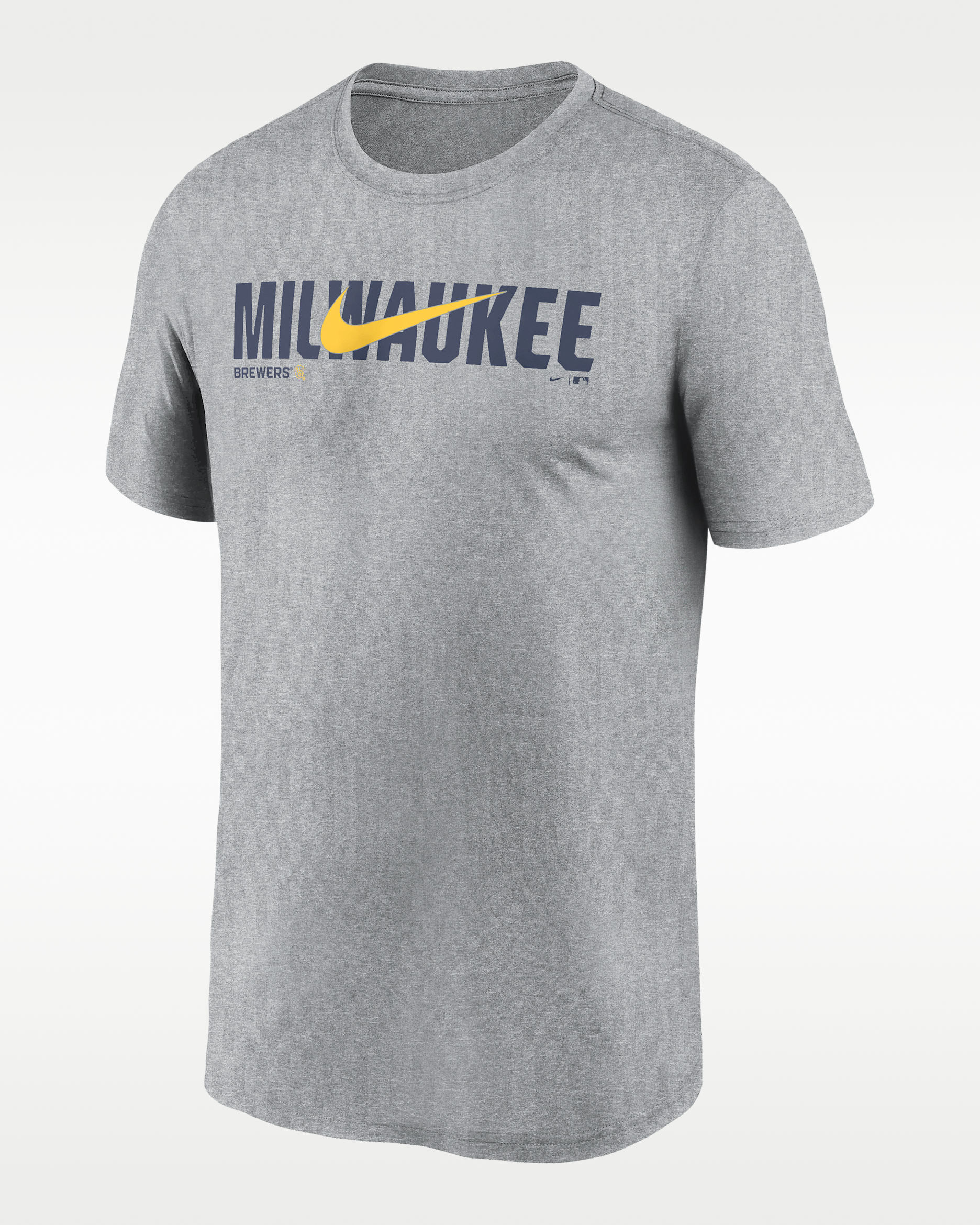Milwaukee Brewers Swoosh Legend Men's Nike Dri-FIT MLB T-Shirt